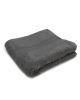 Al Karam Solid Zero Twist Dobby Terry Hand Towel (Dark Gray)