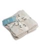 Al Karam Solid Zero Twist Dobby Terry Wash Towel 4-Piece Set (Beige)