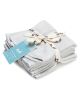 Al Karam Solid Zero Twist Dobby Terry Wash Towel 4-Piece Set (Light Gray)