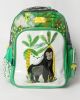 Bunai Kids Green Gorilla Printed School Backpack 