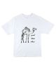 Hnak Anthracite Standing Camel Printed T-shirt - XS