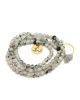 Min Maadan Alensan Precious Stones Inny Qarib Subha 18k Gold-Plated Pendant and Ring