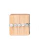 Min Maadan Alensan Sterling Silver 5-Beads Salati Bracelet - Blue