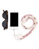 MMA Rhodonite & Wooden Beads Phone & Glasses Holder | من معدن الإنسان حامل الجوال والنظارة بخرز خشبي وحجر الرودونيت 