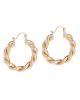 Mishkat Twisted Hoop Earrings AC-11