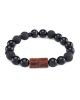 MMA MEN SUNAN RAWATIB BRACELET BLK LAWA #BLACK STRIPE AGATE