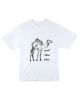 Hnak Anthracite Standing Camel Printed T-shirt - M