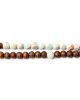 MMA PHONE HOLDER 49 AQUA TERRA JASPER WITH WOODEN BEADS