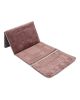 MANASEK 2 IN 1 FOLDABLE PRAYER MAT WITH BACK REST (BROWN) 