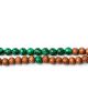 MMA PHONE HOLDER 49 MALACHITE WITH WOODEN BEADS