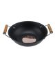 Karam 25cm Wok Pan with Wooden Handle Ra-2022025