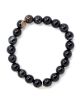 Min Maadan Alensan Black Stripe Agate Stone Bracelet