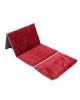 MANASEK 2 IN 1 FOLDABLE PRAYER MAT WITH BACK REST (RED) 