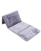 MANASEK 2 IN 1 FOLDABLE PRAYER MAT WITH BACK REST (GREY) 