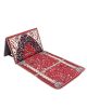 MANASEK 2 IN 1 FOLDABLE PRAYER MAT WITH BACK REST (MAROON)