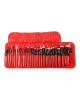 SENSI PROFESSIONAL Set of 26 Make-Up Brushes TJ-18/RB-189 (Red)