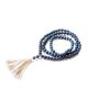 Min Maadan Alensan Dark Blue Lava Beads & Jute Tassel Remembrance Subha